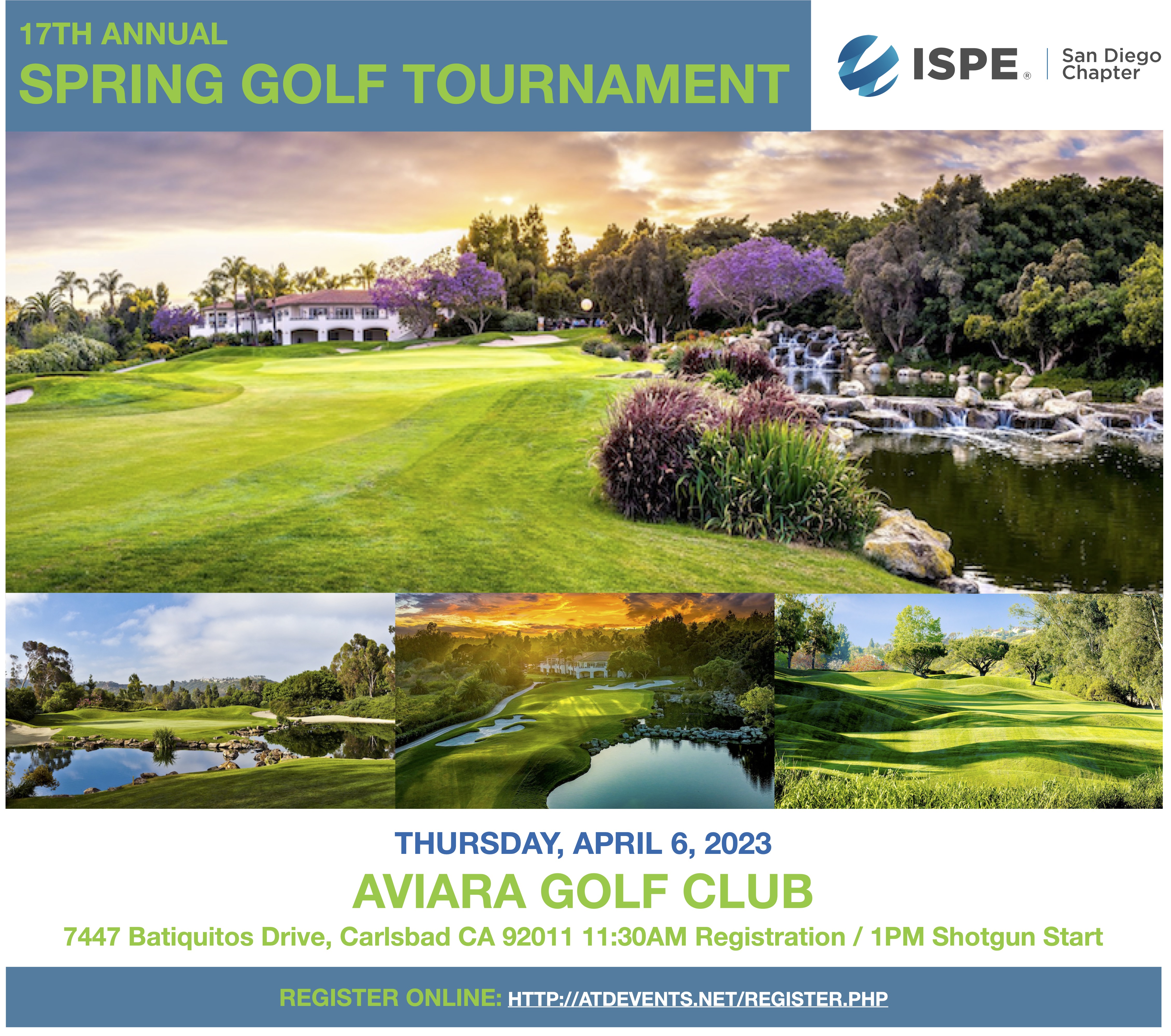 ISPE SD 17th Annual Golf Tournament Info Graphic