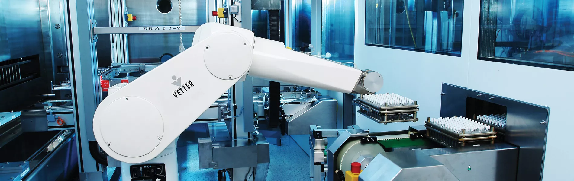 Aseptic  processing robotics banner