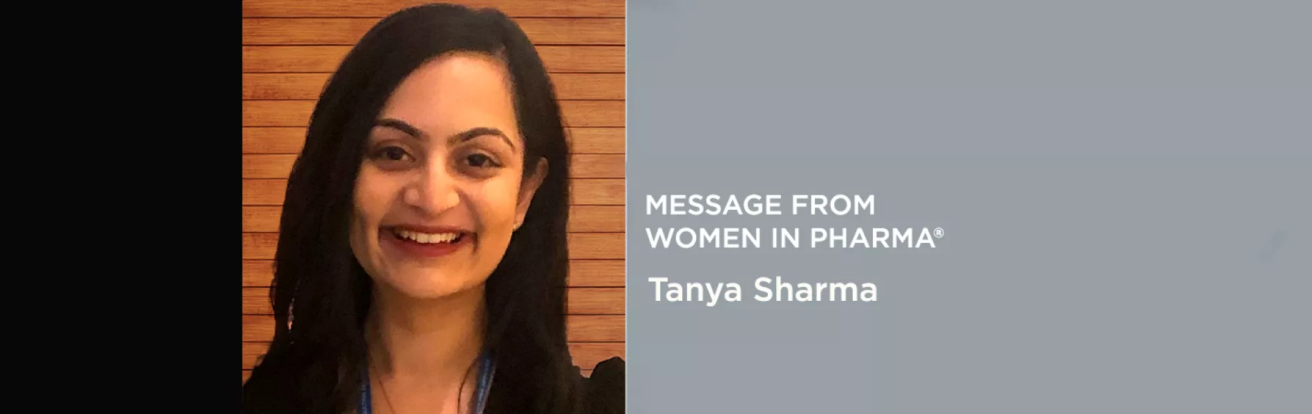 Women in Pharma® Tanya Sharma Banner