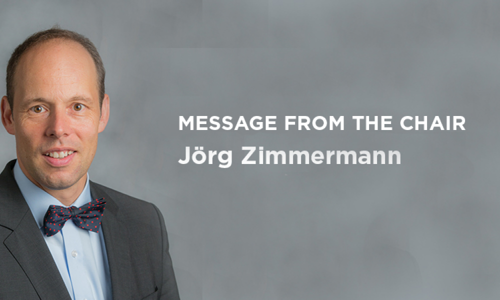 Message from the Chair:  Jörg Zimmermann