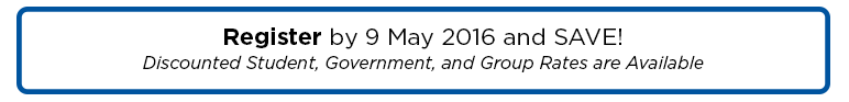 2016 ISPE Quality Manufacturing Conference Early Bird Registration